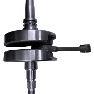 VIRABREQUIM COMPLETO (COM BIELA) P/ MOTO HONDA CBX 200 STRADA 93/03 - NX 200 93/01 - XR 200R 94/03 (SEM ROLAMENTO)