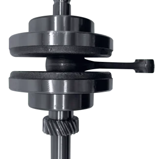 VIRABREQUIM COMPLETO (COM BIELA) P/ MOTO HONDA CG 125 TITAN KS/ES 00/01 - XLR 125 ES 00/03 (COM 2 ROLAMENTOS)