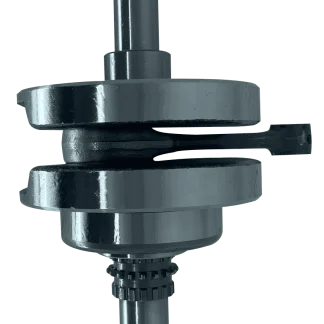 VIRABREQUIM COMPLETO (COM BIELA) P/ MOTO HONDA CG 150 TITAN KS/ES/ESD/EX/ESDI 04/15-CG 150 FAN ESI/ESDI 10/15-NXR 150 BROS KS/ES/ESD 06/15(C/1 ROLAM.)