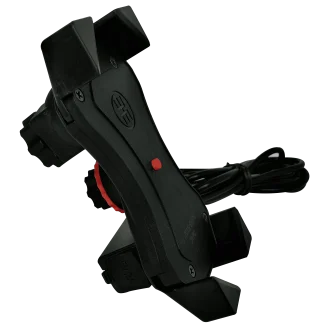 SUPORTE DE CELULAR P/ MOTO - UNIVERSAL (MODELO TIPO S020) TAMANHO 6.9 POL. (175,26MM) COM CARREGADOR (FIXACAO P/ RETROVISOR)