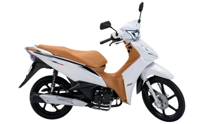 RIO 125 0km 2025 Branca com Banco Marrom SHINERAY